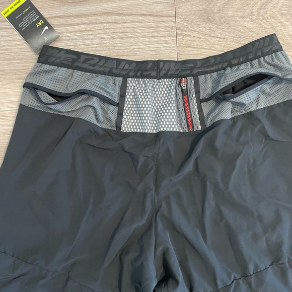 Men’s Nike Phenom Elite Wild Run 7/8 Black Running Pants Size XL-Tall DA1152-010 - Picture 8 of 13